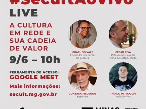 #Secult ao Vivo - Lives