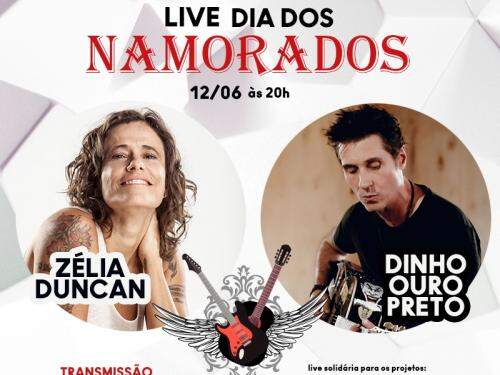 Live: Zélia Duncan e Dinho Ouro Preto - Live Dia dos Namorados