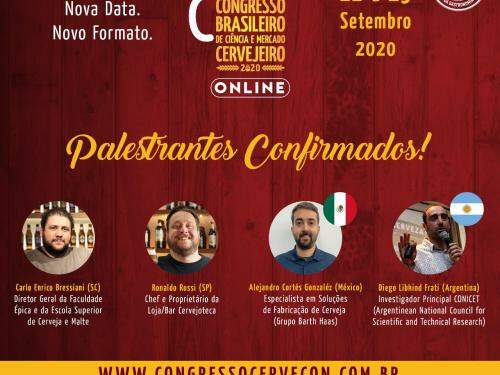 3˚ Cervecon - Congresso Brasileiro de Ciência e Mercado Cervejeiro - On Line