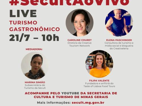 #Secult ao Vivo - Lives