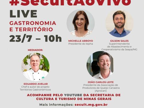 #Secult ao Vivo - Lives