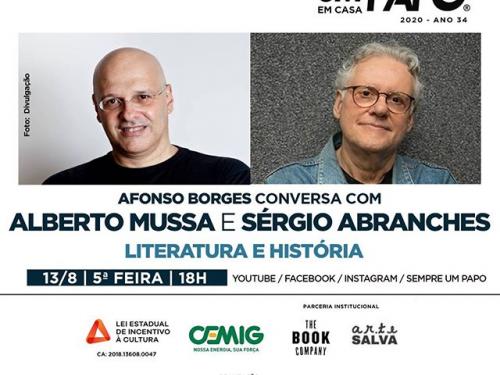Alberto Mussa e Sérgio Abranches - Literatura e História #SempreUmPapoEmCasa