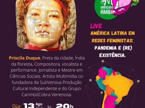 Live: América Latina em redes feministas - pandemia e (Re) Existência!