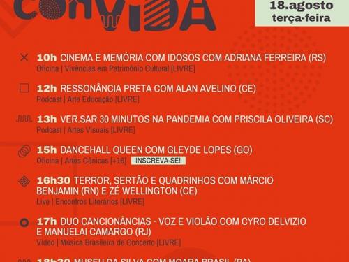 #Sesc Cultura ConVIDA - 2ª semana