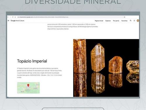 Exposição On-line “Diversidade Mineral”