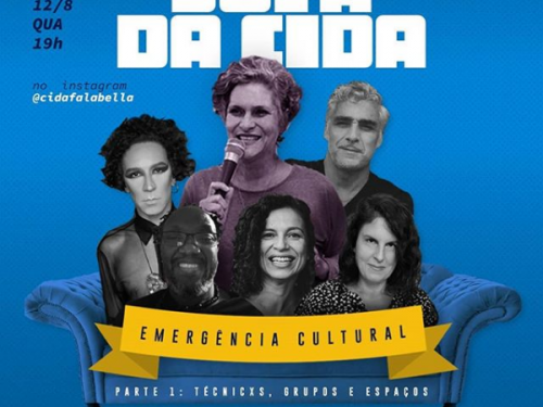 Live: Sofá da Cida - Emergência Cultural (Técnicxs, grupos e espaços)