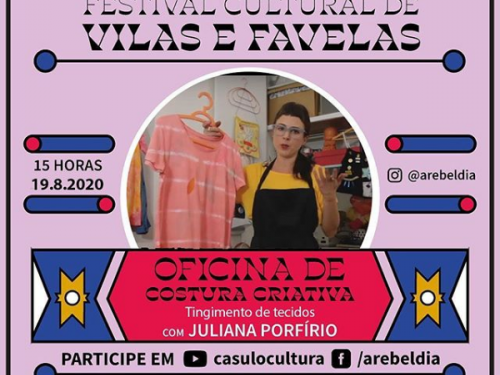 Festival Cultural de Vilas e Favelas - Programação de Agosto