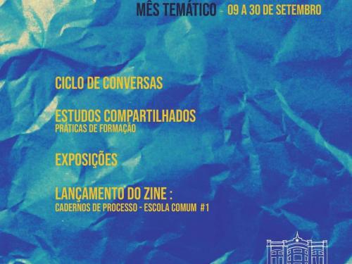 Programação Mês Temático do Núcleo Escola Comum