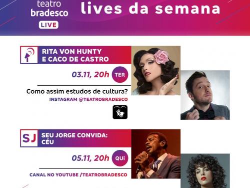 Lives: Rita Von Hunty e Seu Jorge - Teatro Bradesco