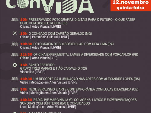 Sesc Cultura ConVida - Novembro (Semana 2)
