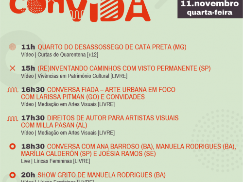 Sesc Cultura ConVida - Novembro (Semana 2)