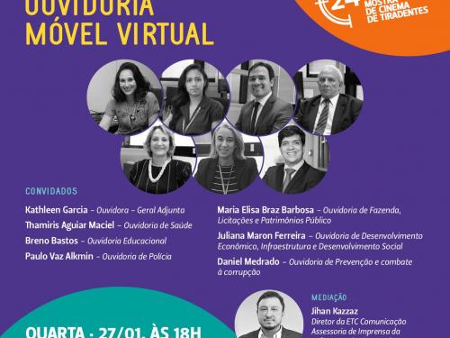 Live: Ouvidoria Móvel Virtual - 24ª Mostra de Cinema de Tiradentes