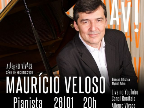 Recitais Allegro Vivace: Pianista Maurício Veloso
