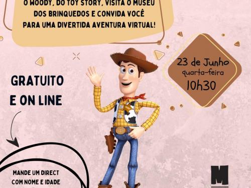 "Woody, do Toy Story" - Museu dos Brinquedos