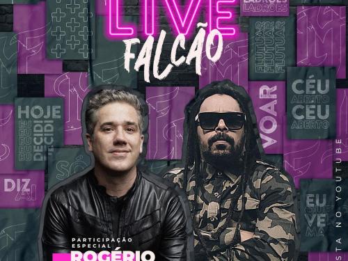 Live: Falcão com participação de Rogério Flausino