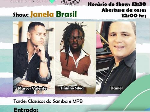 Tarde Clássicos do Samba e MPB: Show Janela Brasil - Bar do Museu Clube da Esquina