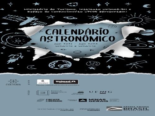 Lançamento: Calendário Astronômico 2021-2022 - Espaço do Conhecimento UFMG