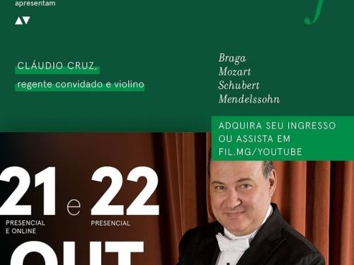 Concerto "A música que permanece", com Cláudio Cruz - Orquestra Filarmônica de Minas Gerais