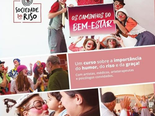 Curso "Os caminhos do Bem-estar - Um curso sobre a importância do Humor, do Riso e da Graça"