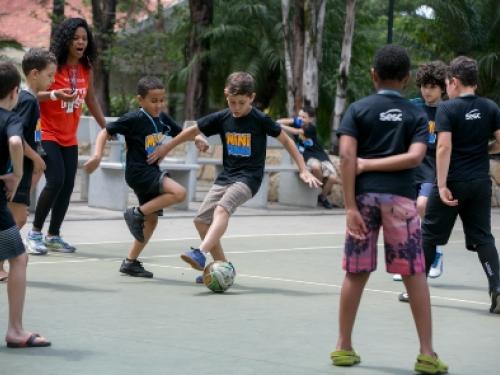 Colônia de férias do Sesc em Minas