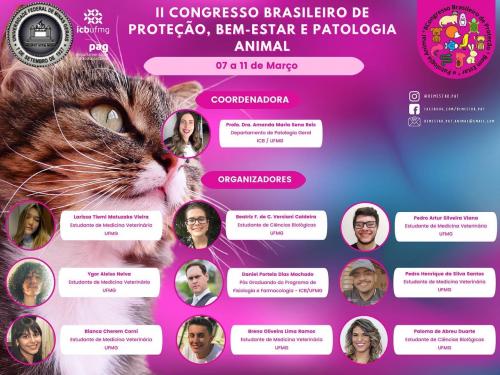 II Congresso Brasileiro de Proteção, Bem-Estar e Patologia Animal 2022 - Online