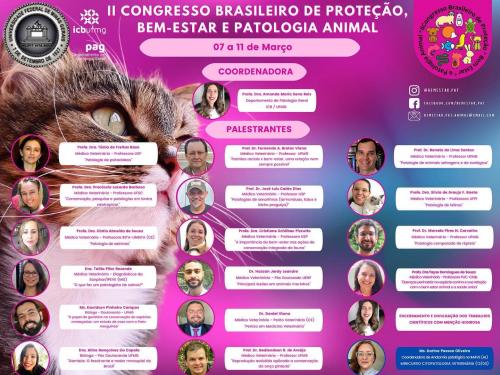 II Congresso Brasileiro de Proteção, Bem-Estar e Patologia Animal 2022 - Online