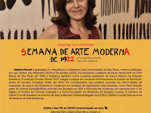 Encontros com o Patrimônio "Semana de Arte Moderna" - Casa Fiat de Cultura