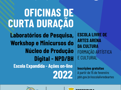 Escola Livre de Artes Arena da Cultura - Inscrições 1º Semestre 2022