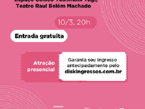 banner de divulgação do espetáculo 