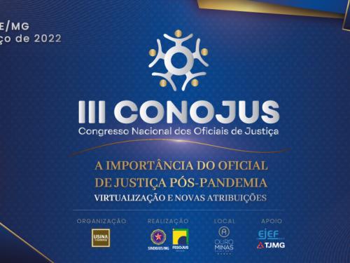 III Congresso Nacional dos Oficiais de Justiça - III CONOJUS 2022 