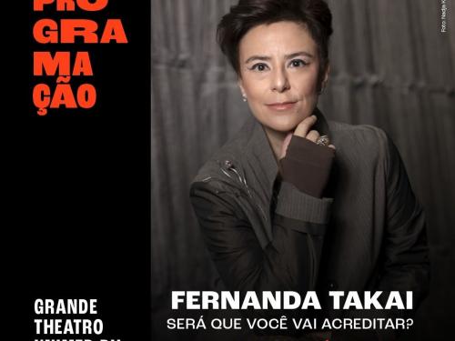 Show: Fernanda Takai "Será que você vai acreditar?"