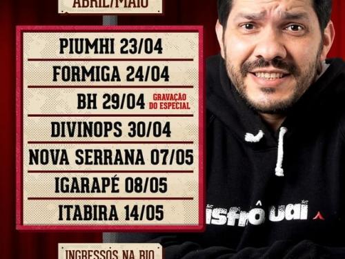 Stand-up comedy: “Quase mineiro” de Paulo Araújo - Teatro do Centro Cultural Unimed/BH Minas