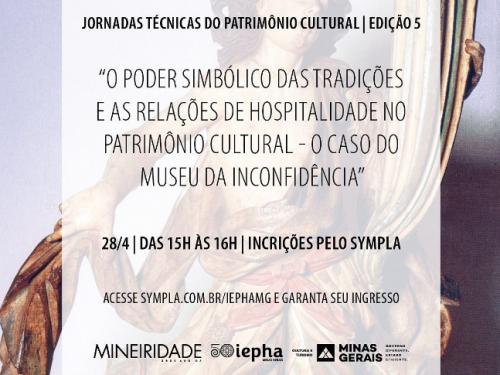Jornadas Técnicas do Patrimônio Cultural - Edição 5 