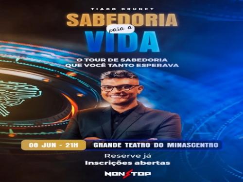 Palestra: Tiago Brunet "Sabedoria para a vida" 