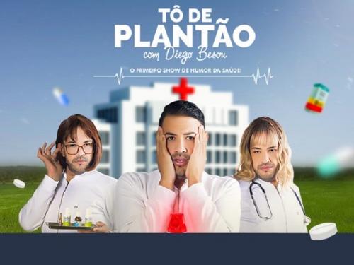 Diego Besou em "Tô de Plantão"