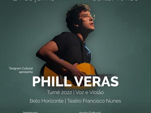 Divulgação Phill Veras- Turnê Alegra Voz e Violão