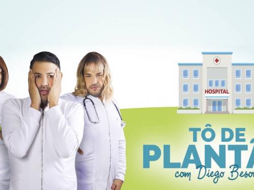 Diego Besou em "Tô de Plantão"