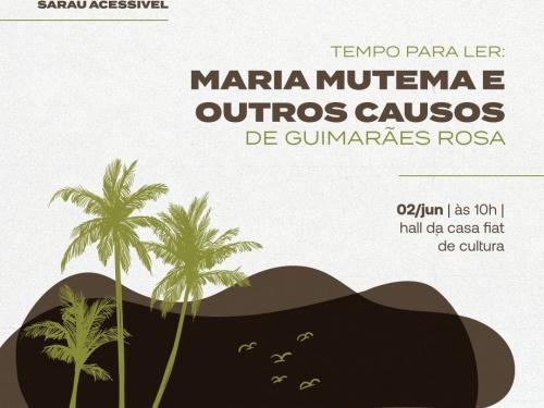 Sarau: "Tempo para Ler" - Casa Fiat de Cultura