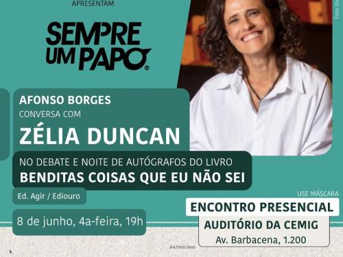 Sempre Um Papo recebe Zélia Duncan