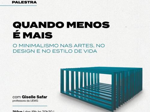 Palestra: "Minimalismo" - Casa Fiat de Cultura