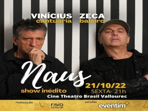 Show: Vinícius Cantuária e Zeca Baleiro