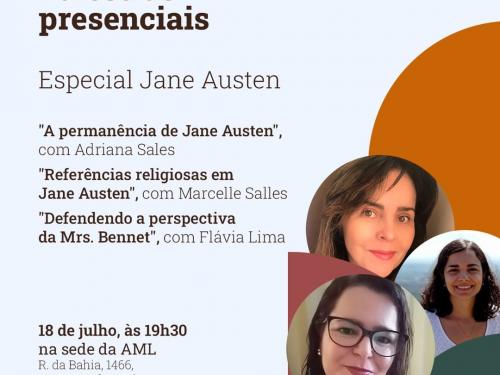 Palestras: "Especial Jane Austen" | Academia Mineira de Letras