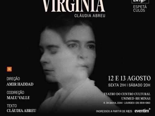 Espetáculo: "Virginia" | Centro Cultural Unimed-BH Minas