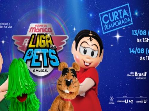Turma da Mônica em… A Liga dos Pets – O Musical | Cine Theatro Brasil Vallourec