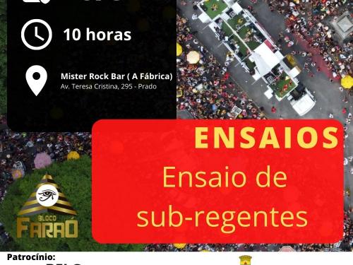 Ensaio do Bloco Faraó | Carnaval 2023