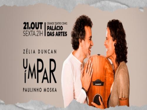 Show: Paulinho Moska e Zélia Duncan | Turnê “Um Par Ímpar”