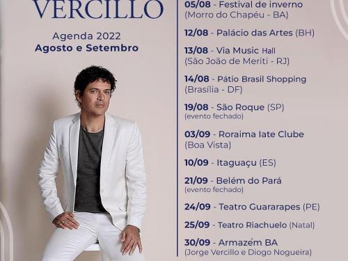 Show: Jorge Vercillo | Turnê “Raça Menina"