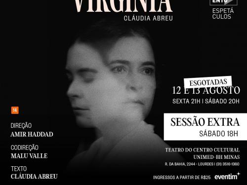 Espetáculo: "Virginia" | Centro Cultural Unimed-BH Minas
