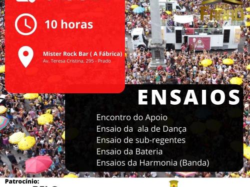 Ensaio do Bloco Faraó | Carnaval 2023