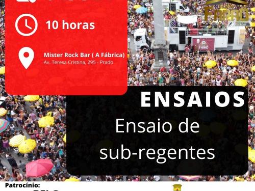 Ensaio do Bloco Faraó | Carnaval 2023